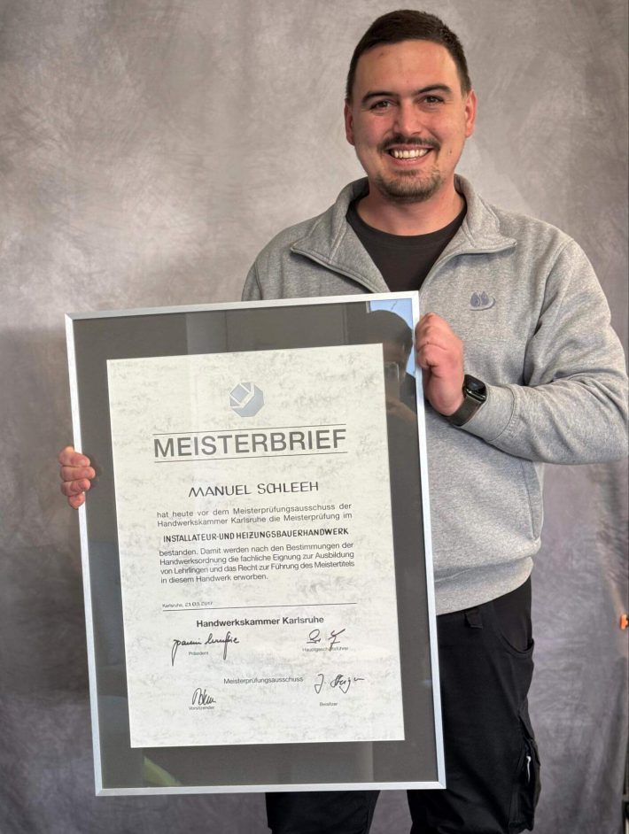 Manuel Schleeh - Meisterbrief